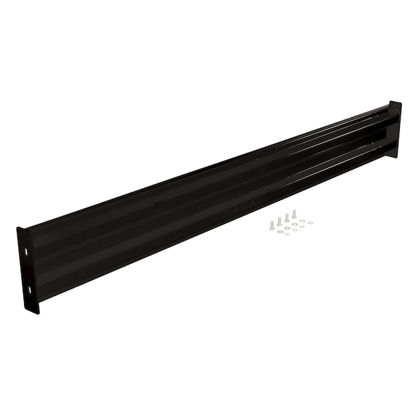 Vestil Bolt-On Style Guard Rail 8 Ft Black GR-F2R-BO-8-BK - main